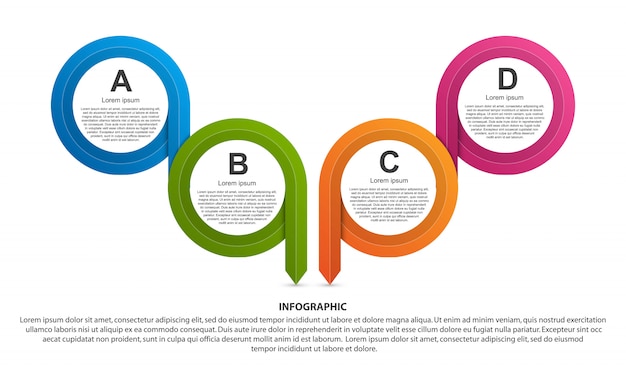 Vector options infographics template.