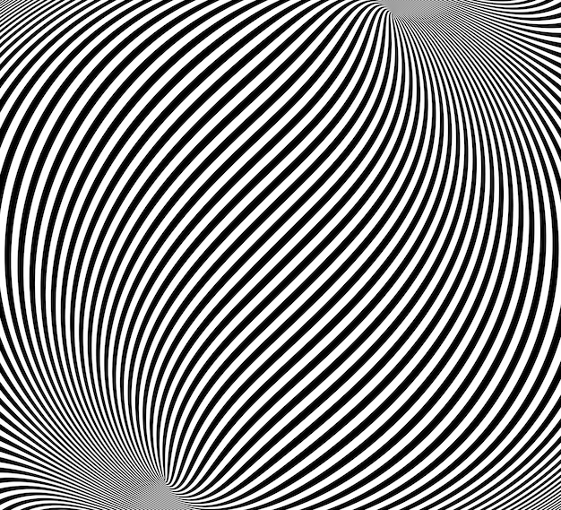 Optische illusie, abstracte gedraaide achtergrond