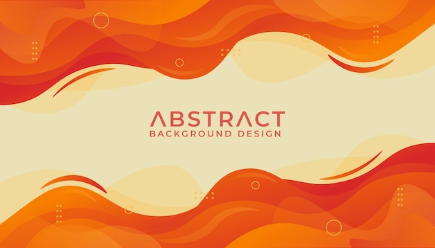 Vector orange abstract background