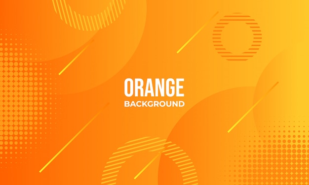 Vector orange abstract background