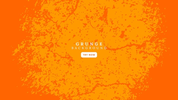 Vector orange abstract dirty grunge background