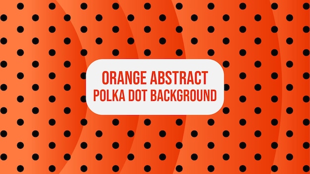 Orange Abstract Polka Dot Gradient Background Wallpaper Vector Art and Graphics