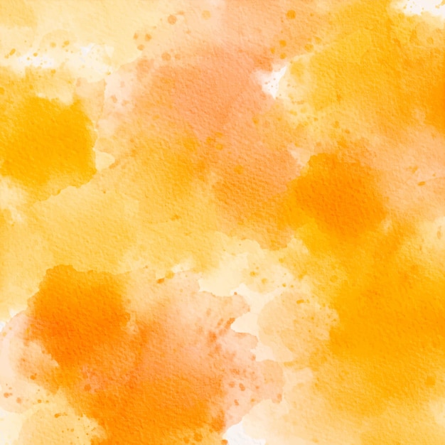 Orange abstract watercolor texture background