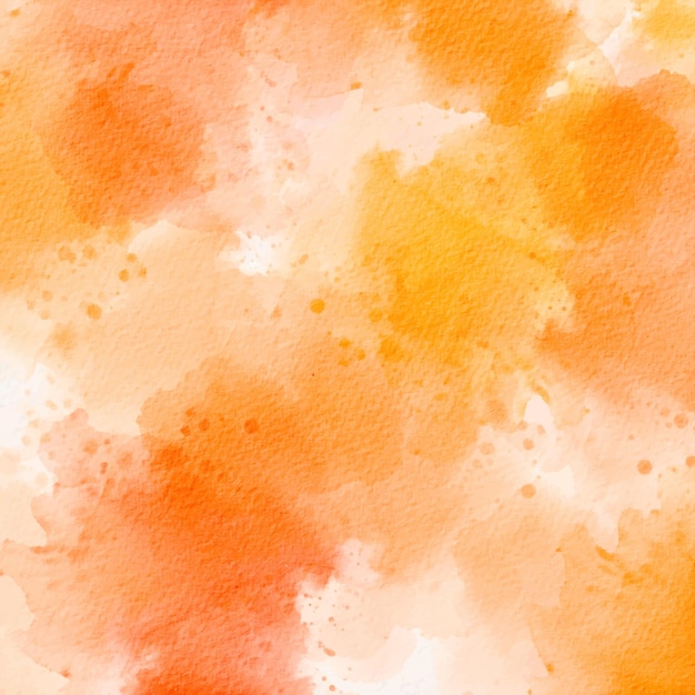 Vector orange abstract watercolor texture background