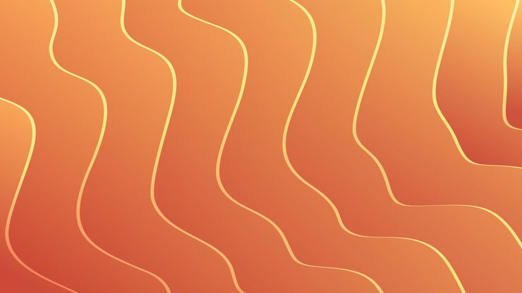Vector orange abstract wave modern luxury texture background