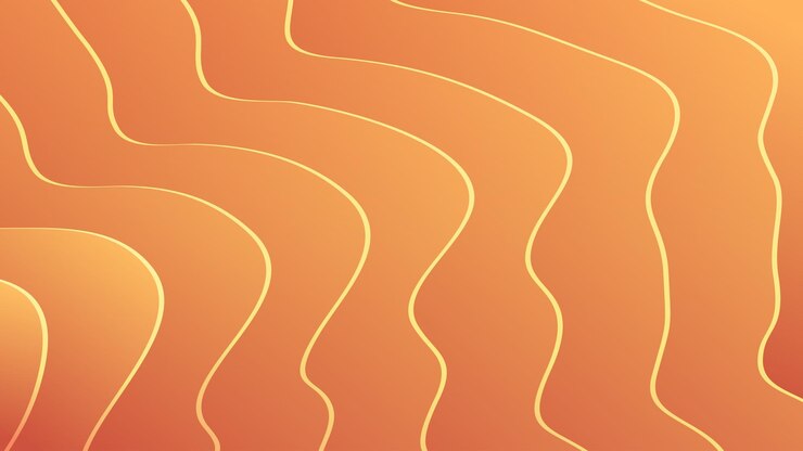 Vector orange abstract wave modern luxury texture background