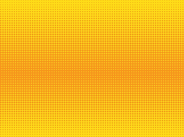 Оранжевый и желтый пунктирный фон