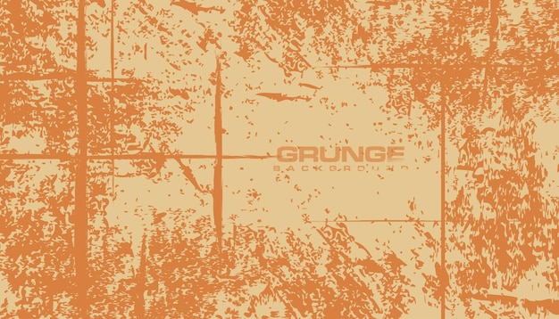 Orange autumn grunge abstract background