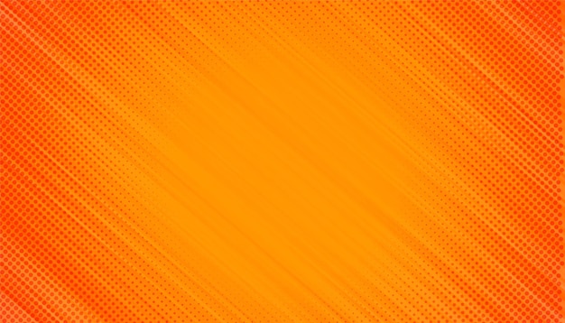 Vector orange background with halftone lines design