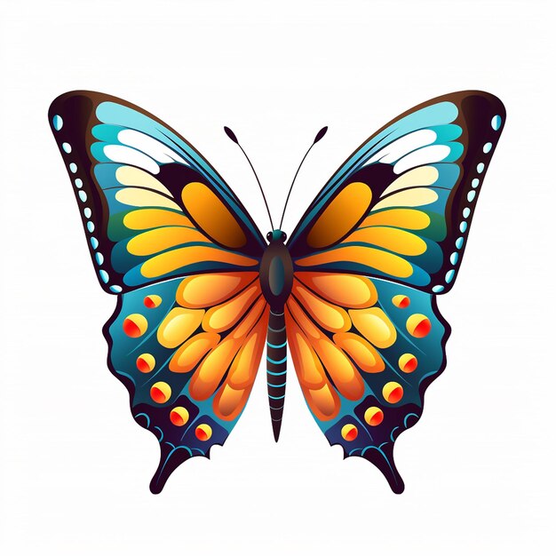 Vector orange and black butterfly nature butterfly wallpaper butterfly dark background