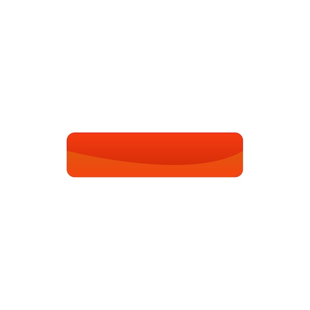 Vector orange button