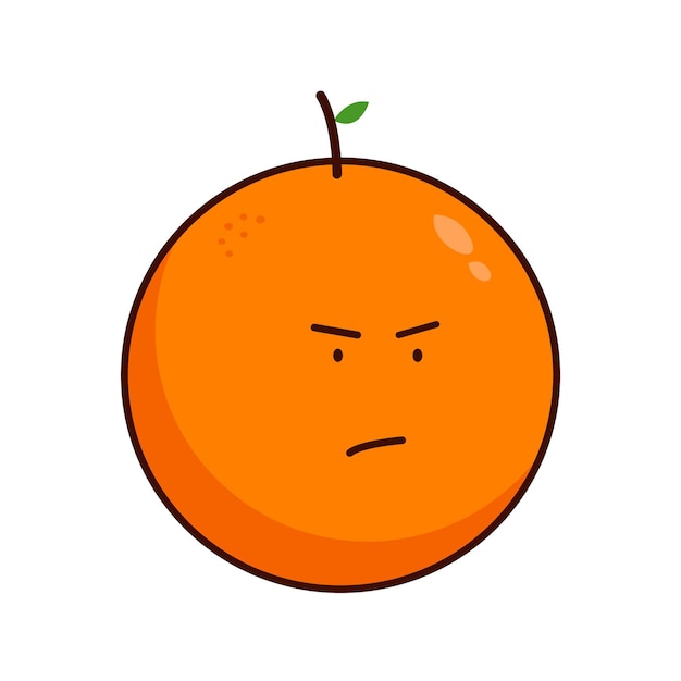 Orange Character Illustration