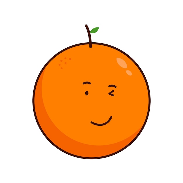Orange Character Illustration