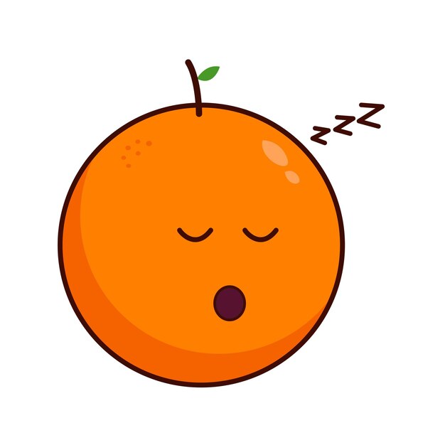 Orange Character Illustration