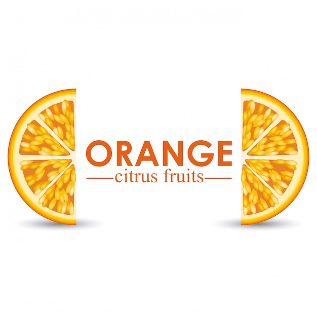 Orange citrus fruit