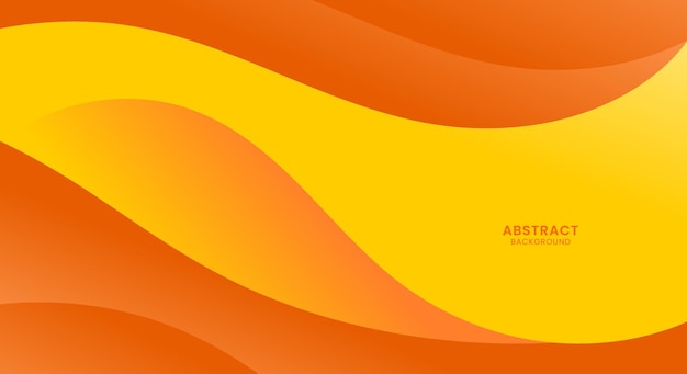 Vector orange curve creative background