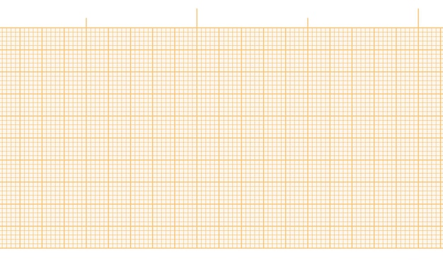 心拍数を記録するためのオレンジ色の心電図紙のシームレスな背景