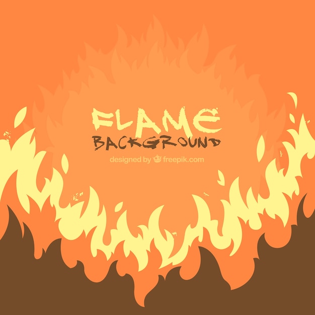 Orange flame background