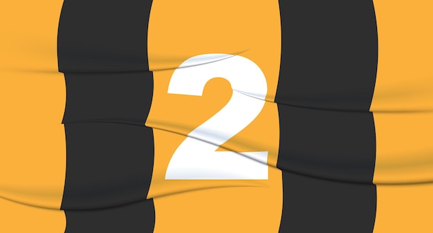 Вектор Оранжевый номер футболиста на футбольной майке 2 пронумерованная печать спортивная футболка спортивная олимпиада евро 2024 золотой кубок чемпионат мира