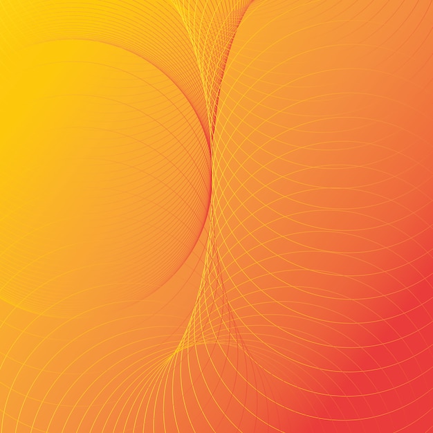 Orange Geometric Background Design