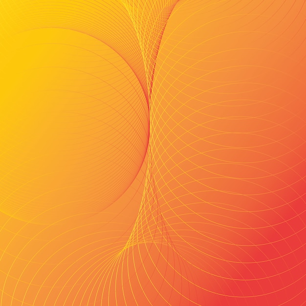 Orange geometric background design