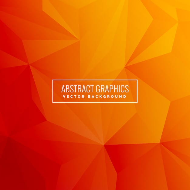 Orange geometric background