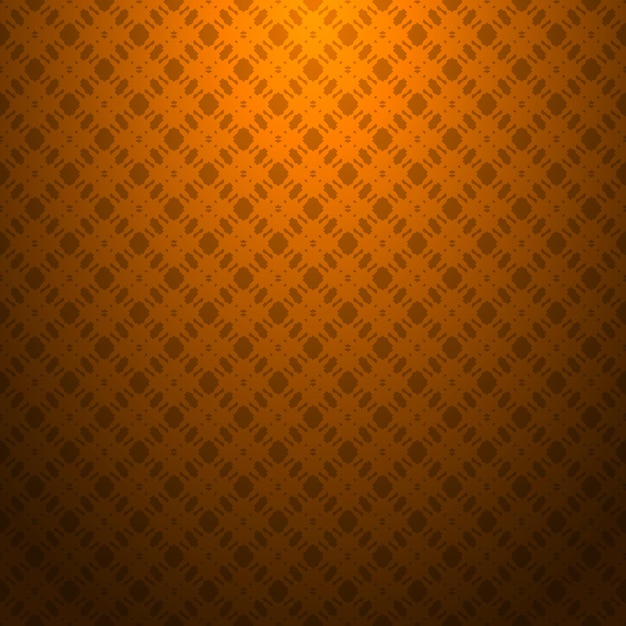 Orange geometric seamless pattern