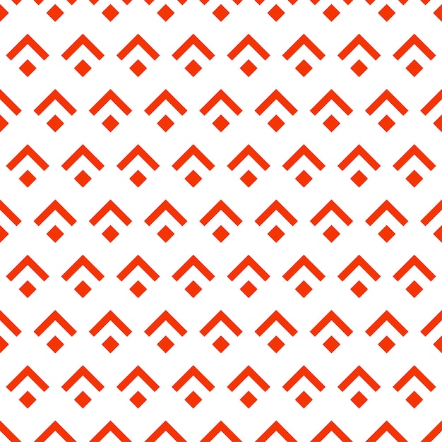 Orange geometric shapes seamless pattern.