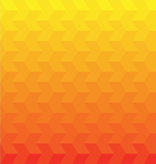 Orange geometric vector background