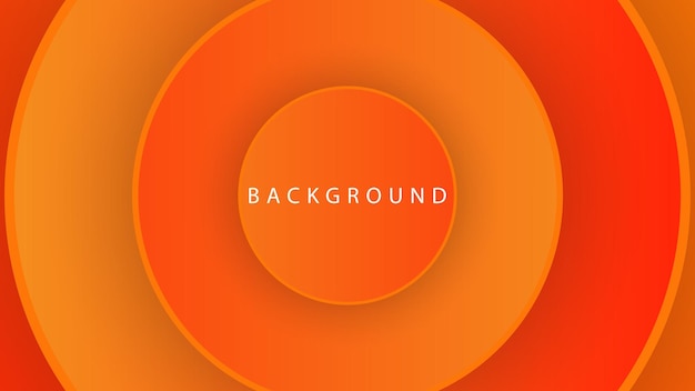 orange gradient abstract background design in circle pattern for banner