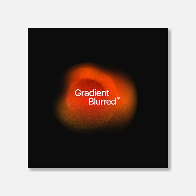 Orange gradient grainy texture background