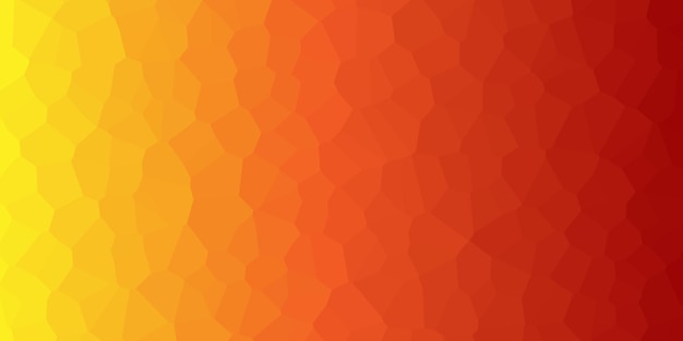 Orange gradient low poly background