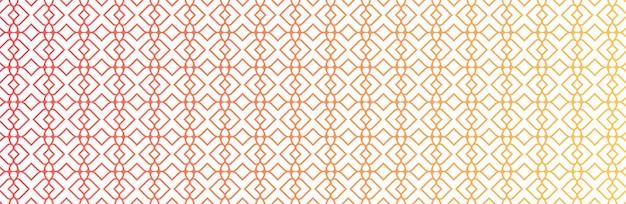 Orange gradient ornament pattern background