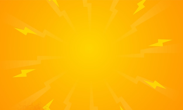 Orange gradient ray burst dot style background vector design