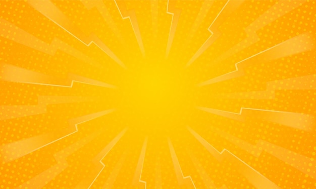 Vector orange gradient ray burst dot style background vector design