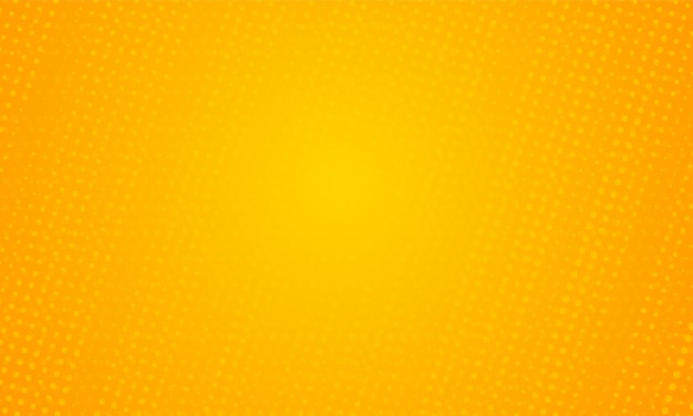 Orange gradient ray burst dot style background vector design