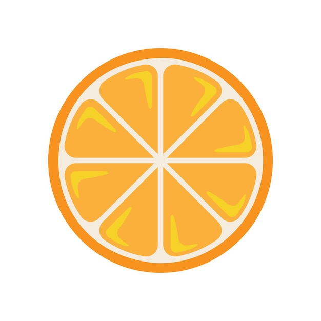 Orange icon on transparent background