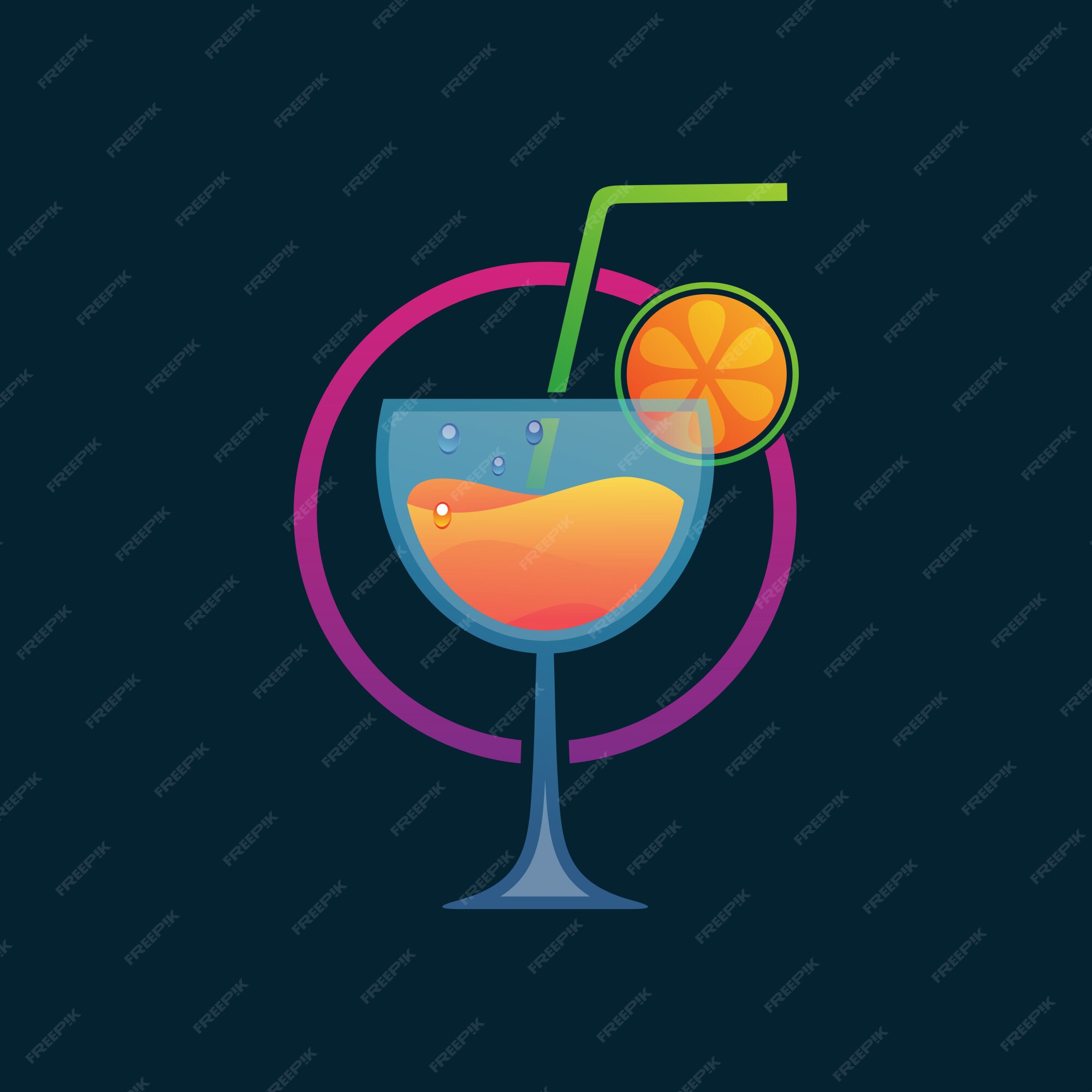 Premium Vector | Orange Juice Drink