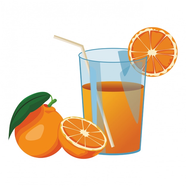 Orange juice icon