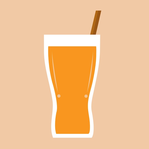 Orange juice illustration