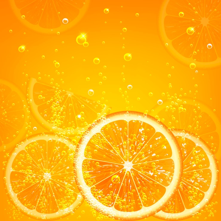 Premium Vector | Orange juice