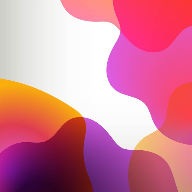 Orange and lilac abstract with poster