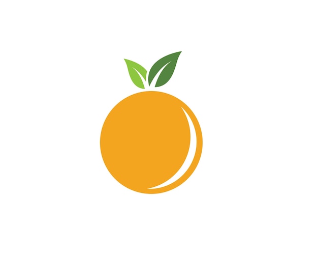 Orange logo design Vector