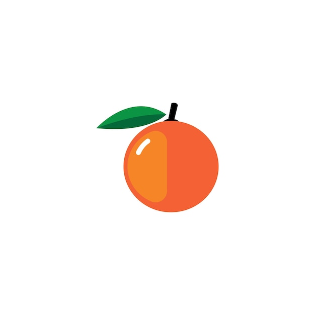 Orange logo design vector