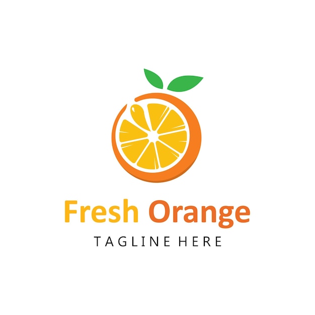 オレンジのロゴデザイン