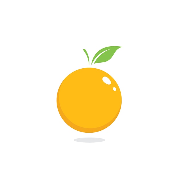 Orange logo icon Vector illustration