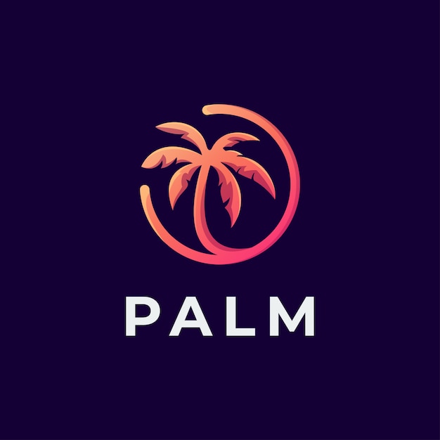 Logo palm arancione