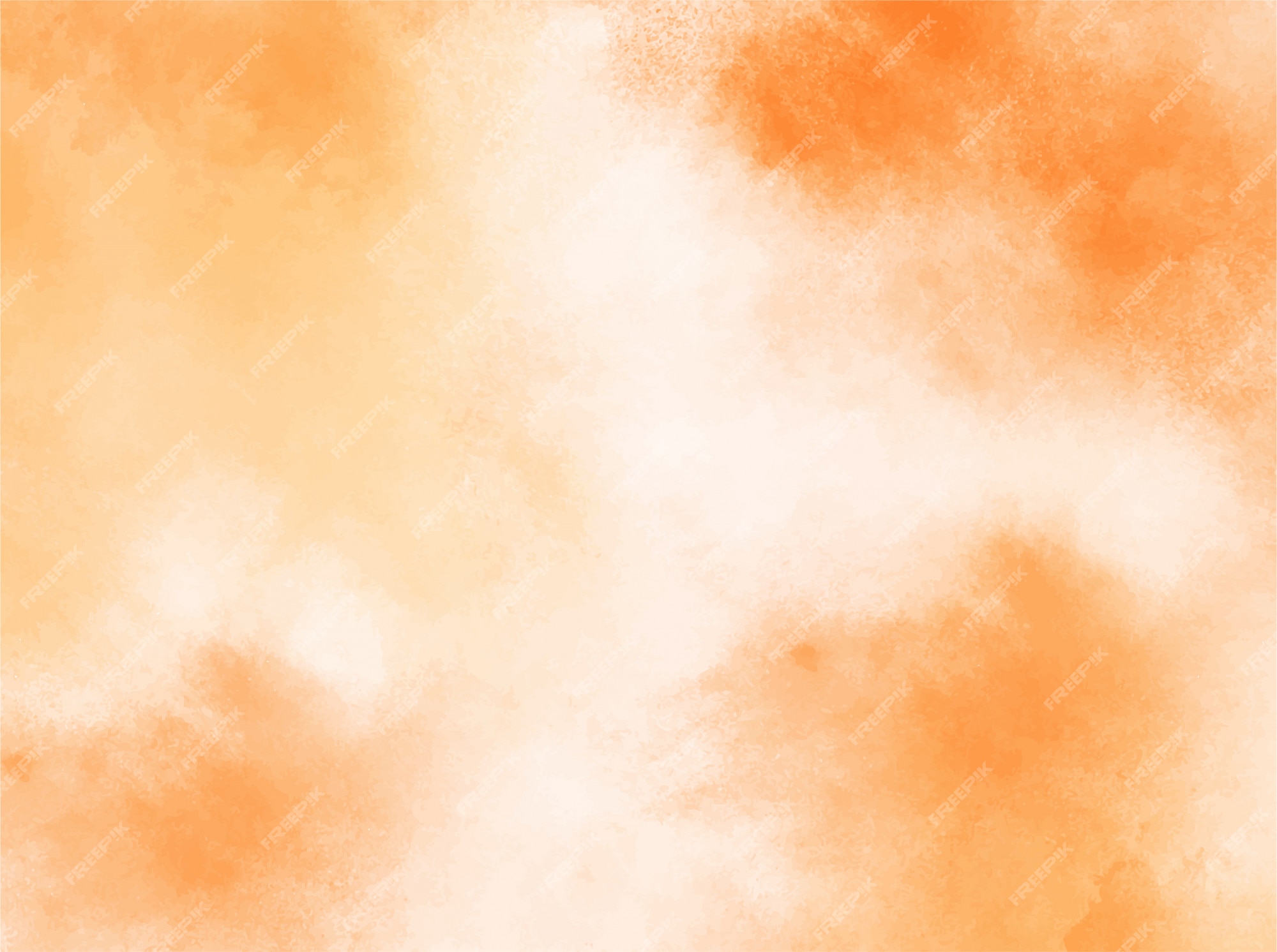 Premium Vector | Orange pastel watercolor background