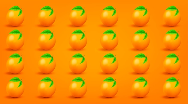 Orange pattern. trendy