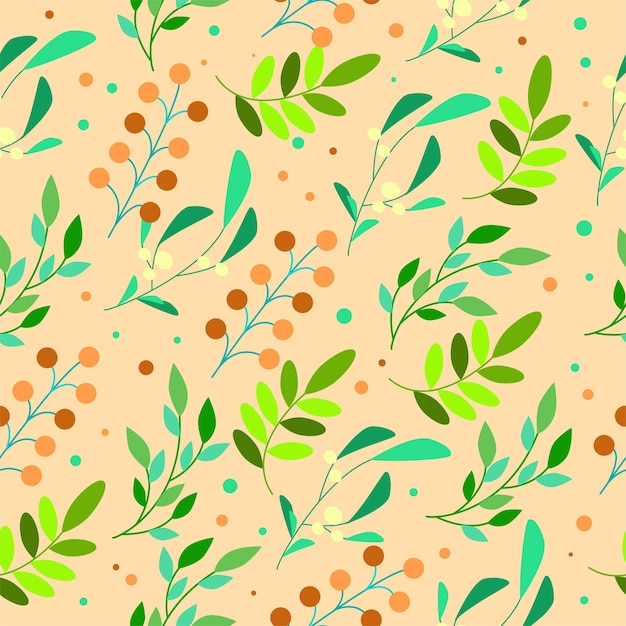 Orange pattern with branches